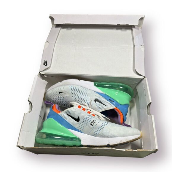 Nike Air Max 270 Men’s‎ Size 11.5 Athletic Running Shoes Multi-Color DX2347-100 - Picture 8 of 9